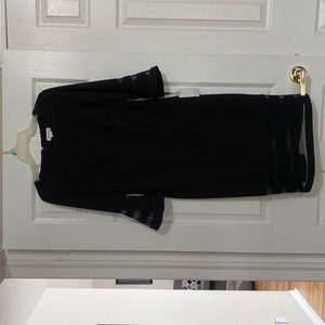 Black Bell Sleeve Dress by Calvin Klein